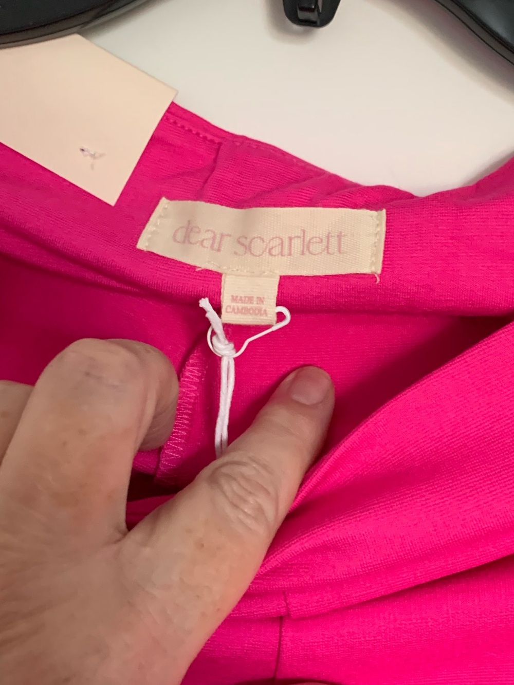 Dear Scarlett Hot Pink High-Rise Flare Magic Pants NWT š“ - Picture 8 of 12